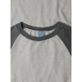 thumbnail image 3 of Ma Croix Mens Dual Blend Baseball Raglan 3/4 Sleeve Jersey T Shirt, 3 of 6