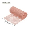 thumbnail image 2 of Uxcell 6 Inch Wide 5 Yard Lace Ribbon Floral Pattern Light Pink Lace Trim Ribbon for Sewing Making, and DIY Crafts, 2 of 5