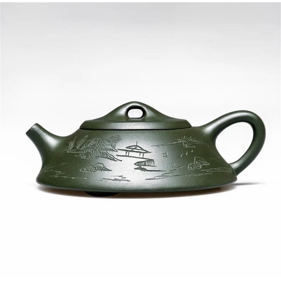 100ml Authentic Yixing Tea Pot Purple Clay Filter Stone Scoop Teapot Raw Ore Handmade Tea Set Beauty Kettle
