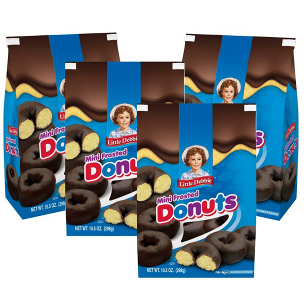 Little Debbie Frosted Mini Donuts, 4 Bags