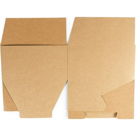 12 Pack Brown Kraft Paper Cardboard Gift Boxes With Lid 7 75 X7 75 X3 75 For Gift Cupcake Bridesmaid Proposal Wedding Party Favor Walmart Canada