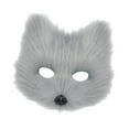 thumbnail image 4 of BELOVING Costume Accessory Half Face for Prom Festival Masquerade Gray, 4 of 10