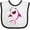 White and Black, variant on Inktastic Cute Shark, Little Shark, Pink Shark, Sea Animal Boys or Girls Baby Bib