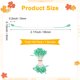 thumbnail image 3 of Uxcell 150-Pack Estambres de Flores para Manualidades, Pistilo Floral Artificial de Perlas Dobles de 5 mm para Hacer DIY [Verde Claro], 3 of 6