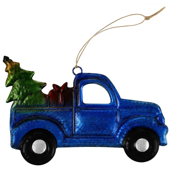 BESTOYARD 1Pc Creative Iron Christmas Hanging Ornament Car Pendant for Window and Tree