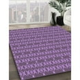 thumbnail image 2 of Ahgly Company Indoor Rectangle Patterned Tyrian Purple Area Rugs, 5' x 7', 2 of 6