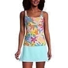Lands' End Women's Chlorine Resistant Tankini Top, Graphic Floral, Size 4