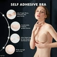 thumbnail image 6 of KyFree 2-Pack Sticky Strapless Push Up Backless Self Adhesive Bra for Women with Adhesive Bra (D Cup), 6 of 7