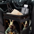 thumbnail image 6 of Easter Car Trash Bin: Foldable with Lid, Leak-Proof, Hanging Storage Bag - Mini Trash Can, Garbage Can for Car, 6 of 6