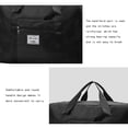 thumbnail image 4 of Bolsa de viaje plegable | Maleta de mano de 35 l para fin de semana con bolsillo para zapatos | Bolsa ligera para gimnasio y deporte para hombre y mujer | Rojo, morado, gris, negro y azul, 4 of 6