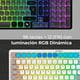 thumbnail image 3 of Teclado Multidispositivo ACTECK TECHNO PRO TI790 Mecanico Inalambrico USB 2.4Ghz + BT 5.0 RGB, 3 of 5