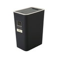 thumbnail image 2 of LEFTHIGH Home Household Push Type Trash Can with Lid 13.4x9.1x5.6 Inches Plastic Garbage Bin for Kitchen Bathroom Living Room Deodorant Christmas Ornaments, 2 of 6