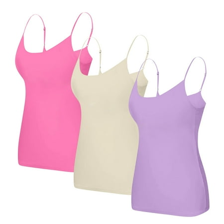 WeikingpFitted Tank Tops For Women Body Shaper Women s Summer Tops 2025 Tank Top Yoga Gym Sleeveless Camisole Plus Size Underwear With Chest Pad S 6XL Undershirts For Women Pink 6XL Clearance