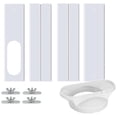 thumbnail image 2 of 1 Set Air Conditioner Window Vent Kit Portable Air Conditioner Universal Window Seal Panel, 2 of 3