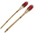 thumbnail image 1 of EIGTHTAIL 2Pcs Bamboo Outdoor Torch Woven Torch Landscape Pathway Torch Garden Bamboo Torch, 1 of 8
