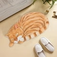 thumbnail image 6 of BCZHQQ Shower,Tub,Bath Mat,Bathroom Rug,Non-Slip,Absorbent,Soft Mat for Bathroom,Adorable Design Cat-Picture Bath Mat Door Mat Dry Carpet,18"x9",Summer Clearance, 6 of 7