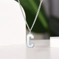 thumbnail image 6 of ChainsProMax Mens Letter Pendant Necklace with Stainless Steel Curb Chain Initial Jewelry Gift, 6 of 9
