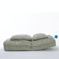 thumbnail image 5 of Aukfa Fold Lazy Sofa Bed,Floor Chair Small Couch with 5&nbsp;Adjustable for Living Room, Green, 5 of 8