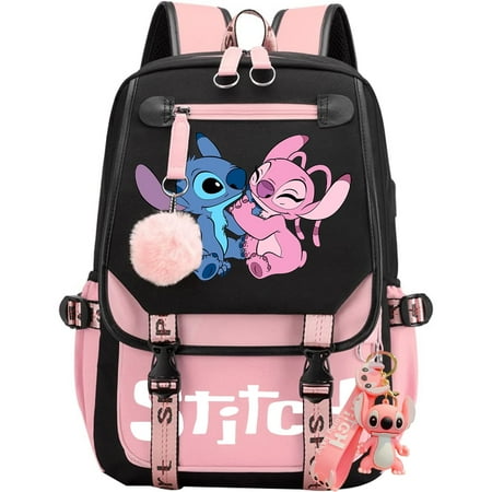 Cute Anime Cartoon Backpack School Backpack Daypack Shoulder Bag,USB Charging Computer Laptop Travel Backpack,Large Capacity Backpack,Lightweight Breathable Outdoor Commuter Bag