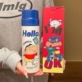 thumbnail image 3 of Taza Termo de dibujos animados Crayon Shin-chan, nueva taza de acero inoxidable de gran capacidad, bonita taza de agua portátil para estudiantes, 3 of 4