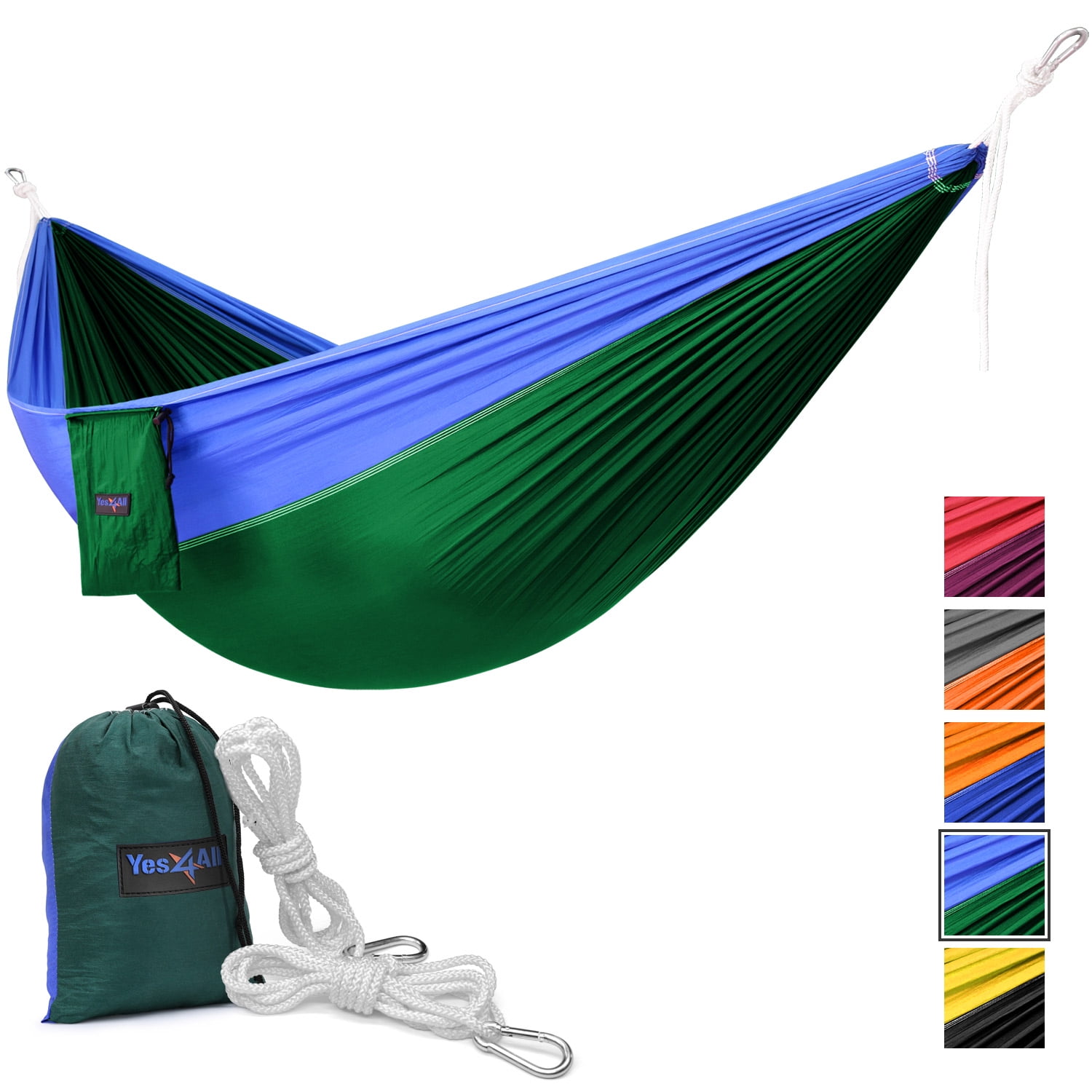 Yes4All Single Lightweight Camping Hammock with Carry Bag by Yes4All