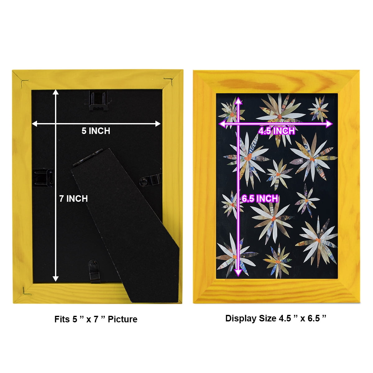 Starburst Too I - Framed Print w/glass - Sunflower Yellow