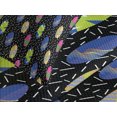 thumbnail image 4 of Ambesonne Surfboard Quilted Bedspread Set 3 Pcs, Memphis 80s Style, King Size, Multicolor, 4 of 5