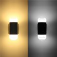 thumbnail image 3 of Injueey Cilindro LED Up Down Light 10W Aplique de lámpara de pared para sala de estar interior Cafe Hotel Corredor Iluminación y accesorios Frío Injueey HA024100-02, 3 of 6