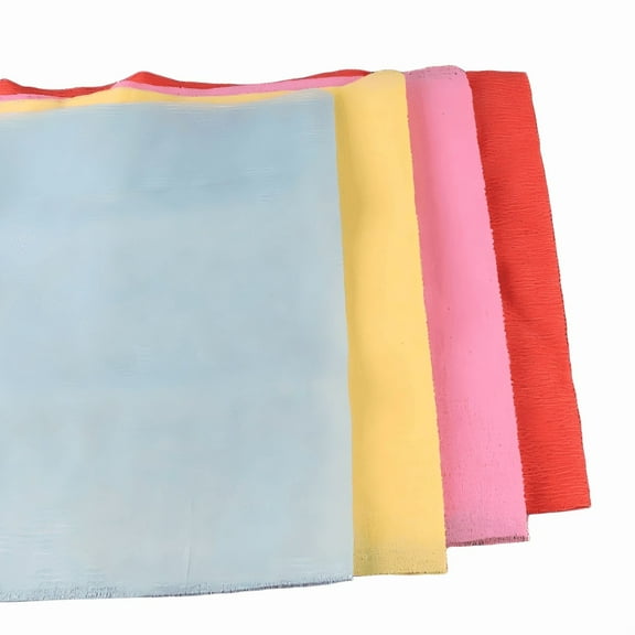 Exfoliating Washcloth Body Scrubber, Back Scrubber for Shower, Washcloth Bath Wash Cloth, Exfoliation Luffah Towel Net Sponge Loofah Body Scrub, 1 Pcs, Color Random, 35.4x11.8"