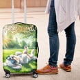 thumbnail image 4 of Happy Retirement with Maltese Enjoy Life Rest Time Travel Luggage Cover Maltese Dog Lover Gifts Idea Suitcase Dust Protective Decor - 02027, 4 of 5