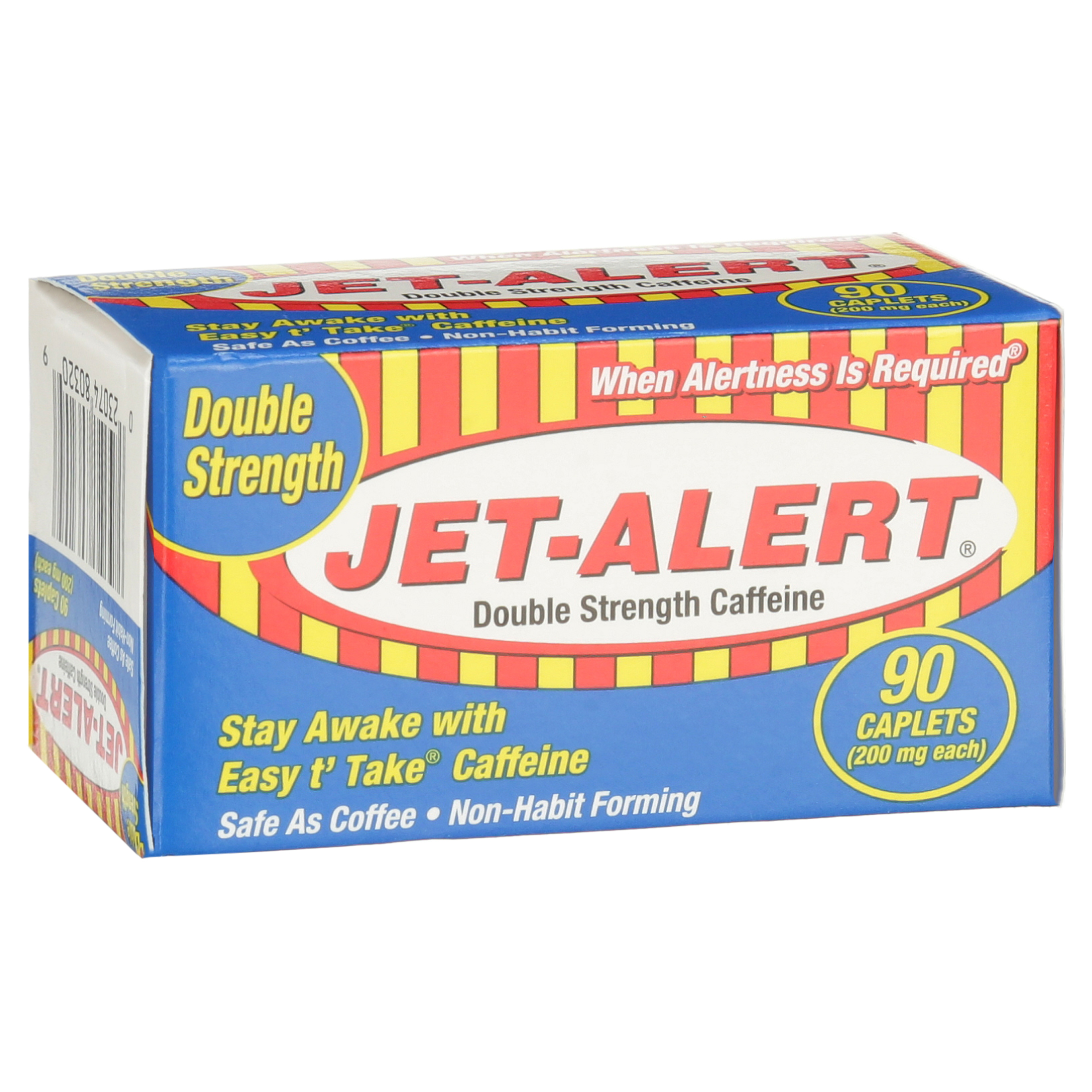 Jet-Alert Double Strength Caffeine 200 mg Caplets, 90 Ct - image 5 of 7