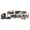 Green, variant on BIMZUC 7 in 1 Transport Truck Toy Alloy Pull Back Function Carrier Model with 6 Small Modern Engineering Vehicles Set Educational Play Gift for Boys and Girls 12.6 inches / 32 cm Black