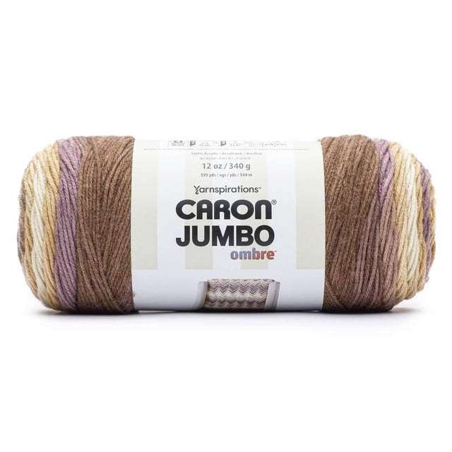 Hilo Caron Jumbo Ombre 340g Acrílico Degradado
