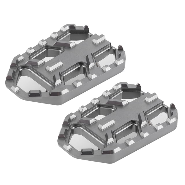 Cycling Foot Rest, Antioxidation Abrasion Resistance Wide Footrest Rustproof Stylish Appearance For Motorbike Replacement For DL650 DL1000
