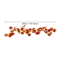 thumbnail image 3 of Thanksgiving Maple Leaf Vine, Fall Harvest Garland Decor, Artificial Autumn Rattan Decoration, Halloween Seasonal Door Wall Fireplace Ornament, Farmhouse Holiday Accent, 3 of 9