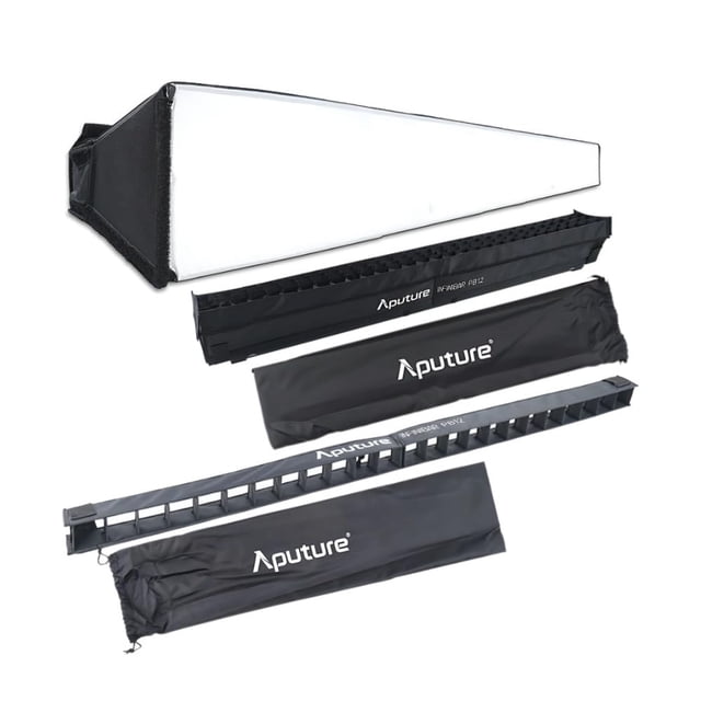Modificador de luz LED Softbox Aputure INFINIBAR PB12 con rejilla