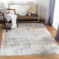 thumbnail image 4 of BoutiqueRugs Kress Contemporary Area Rug - Medium Gray, Charcoal, Light Gray - 7'10" Round, 4 of 19