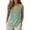 #113-Green, variant on Shirts for Women Sleeveless Relaxed Fit Solid Color V Neck Cotton Linen Tees for Casual Outings
