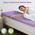 thumbnail image 7 of 3” Queen Size Memory Foam Mattress Topper 5-Zone Mattress Pad with Cooling Gel, 7 of 7