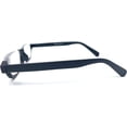 thumbnail image 3 of The Noble Semi-Rimless Half Reader Half Moon Reading Glasses, 3.25 Black, 3 of 6