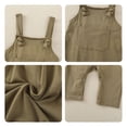 thumbnail image 6 of qolati Newborn Baby Boys Girls Romper Sleeveless Cotton Suspender Pants Jumpsuit One-Piece Bodysuits Outfits Infant Clothes, 6 of 6