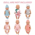 thumbnail image 6 of ZITA ELEMENT 6 Sets 14-18 Inch Baby Doll Clothes, Doll Outfit for 43cm Reborn Dolls, Total 15 Pcs Doll Clothes and Accessories for 18 Inch Girl Dolls, 6 of 9