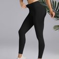 thumbnail image 4 of Kvture Women Seamless Impact Leggings Scrunch Workout Leggings Medium Waist Tummy Control Butt Lifting Gym Yoga Pants Black S, 4 of 8
