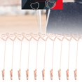 thumbnail image 5 of Note Stand, Double Tête Coeur Forme Note Carte Clip Titulaire Bureau Décoration Design Convivial, 5 of 5