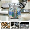 thumbnail image 6 of Yayeee Ashtray with Lid for Cigarette Smokeless Stainless Steel Home Ash Holder, Pink Seaside, 6 of 7