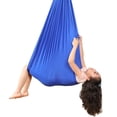 thumbnail image 1 of Coofit Kids Therapy Swing Nylon 3.28ft Elastic Solid Color Snuggle Swing Cuddle Hammock, 1 of 10