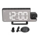 thumbnail image 1 of Reloj despertador de proyección Detección automática de luz 6 niveles de brillo Función de repetición Reloj despertador USB con vibrador, 1 of 14