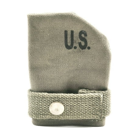 Rifle Muzzle Break - M1 Garand, M1 Carbine, 1903 Springfield Canvas Muzzle Cover Dark OD Marked JT&L 1944 …
