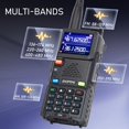 thumbnail image 3 of Radio Bidireccional BAOFENG 5RM 10W, NOAA, USB-C, Paquete de 2, 3 of 7