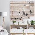 thumbnail image 5 of Design Art - Paris avec Silhouette Eiffel, 5 of 5